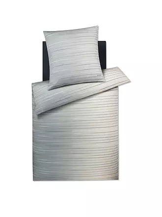 JOOP | Satin Bettwäsche 2x 70x90cm/200x200cm MOVE Stone | 